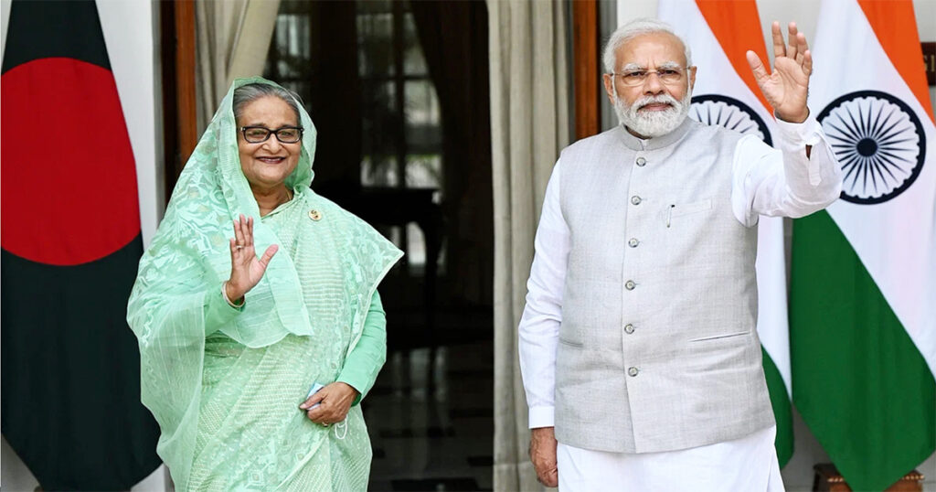 শেখ হাসিনা ও নরেন্দ্র মোদী