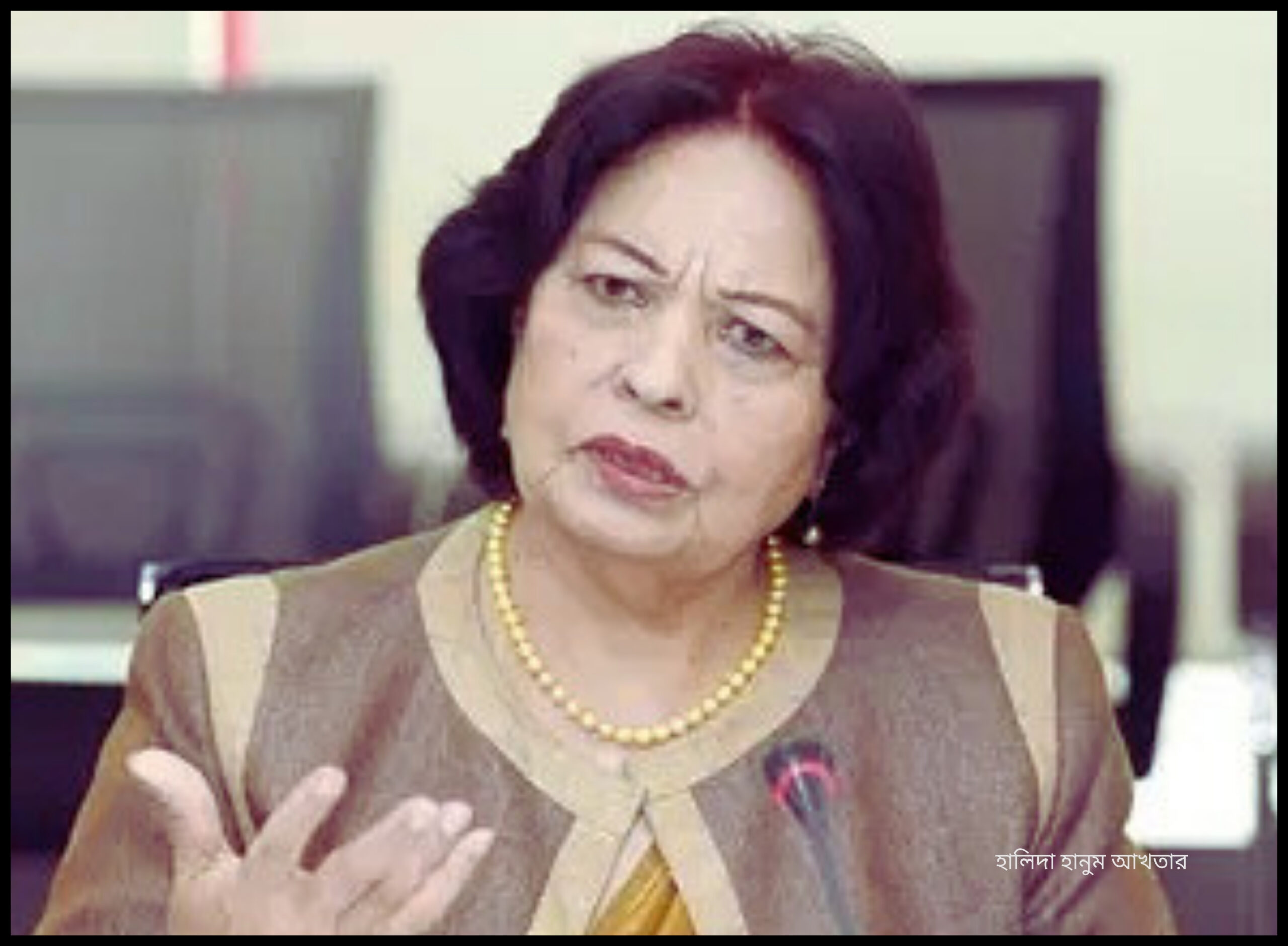 বাল্যবিবাহ নারীর জীবনের জন্য একটি বিরাট হুমকি: হালিদা হানুম